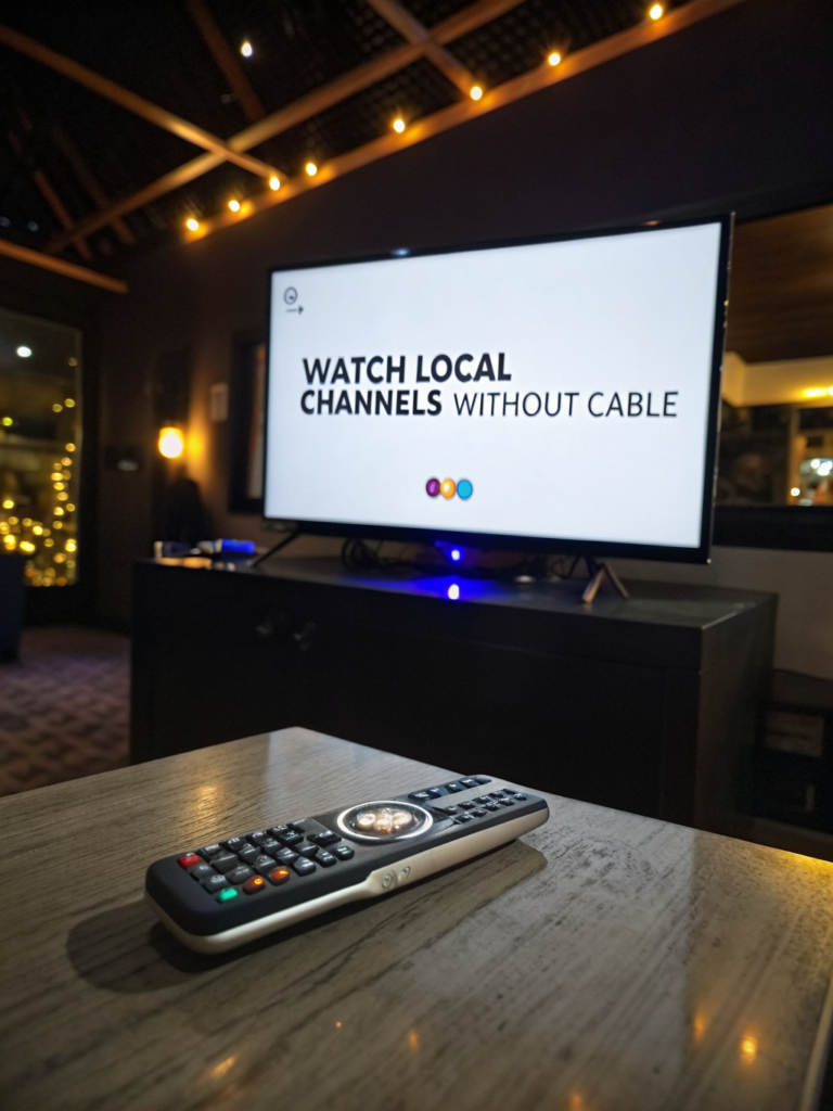 Watch local channels without cable